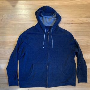 The Dad Hoodie Navy Blue Full Zip XL